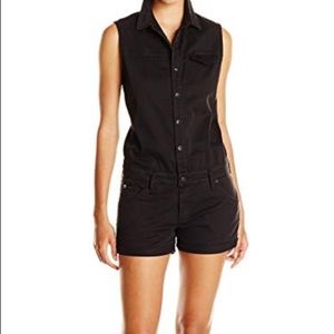 Women's Hudson Harmony Black Romper. XS.